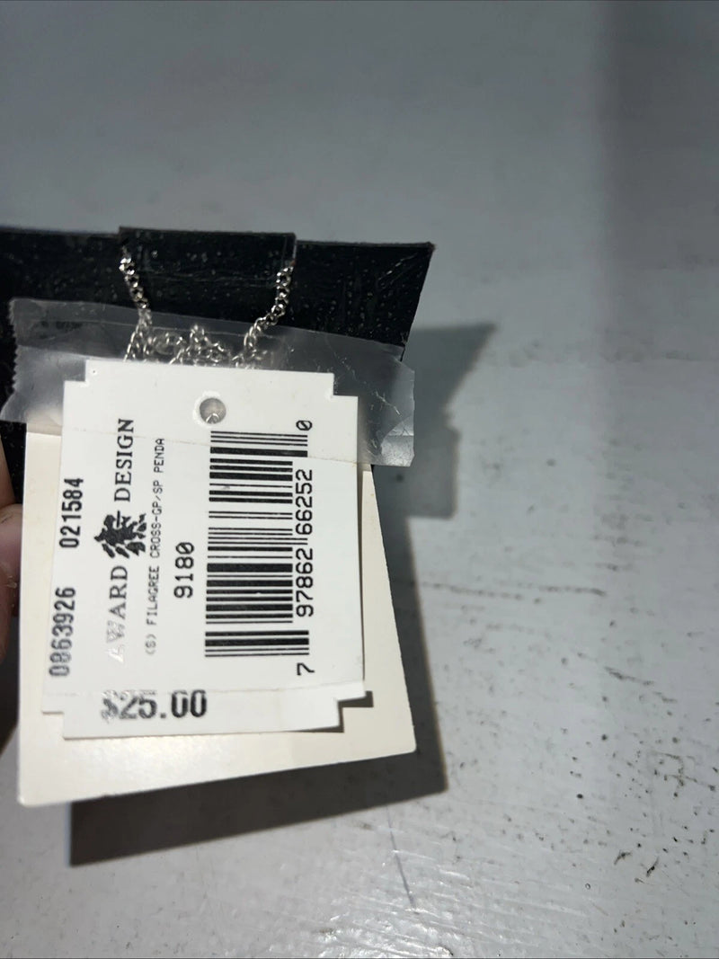 New Women’s Award Design Gold Silver Cross Necklace. 9180 A-73
