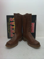 New Men’s Brown Texas Brand Cowboy Boots. M 302 9.5 9 1/2 D. 4-52