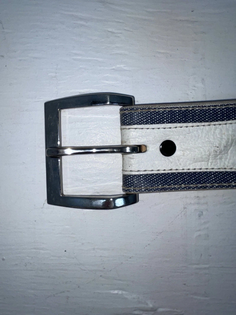 New Blue Genuine Leather 32” Belt #7330 JJ-148