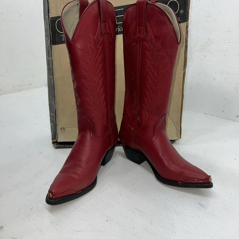 New Women’s Red Capezio Cowboy Boots. L403 5.5 5 1/2 M. 20-14