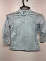 New Kids Blue Long Sleeve Half Zip Shirt Size Kids 10 YY-28