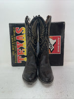 New Men’s Brown Texas Brand Cowboy Boots. 7901 9 D. 4-127