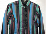 New Women’s HbarC California Ranchwear Multicolor Long Sleeve Button Up S 3C-43
