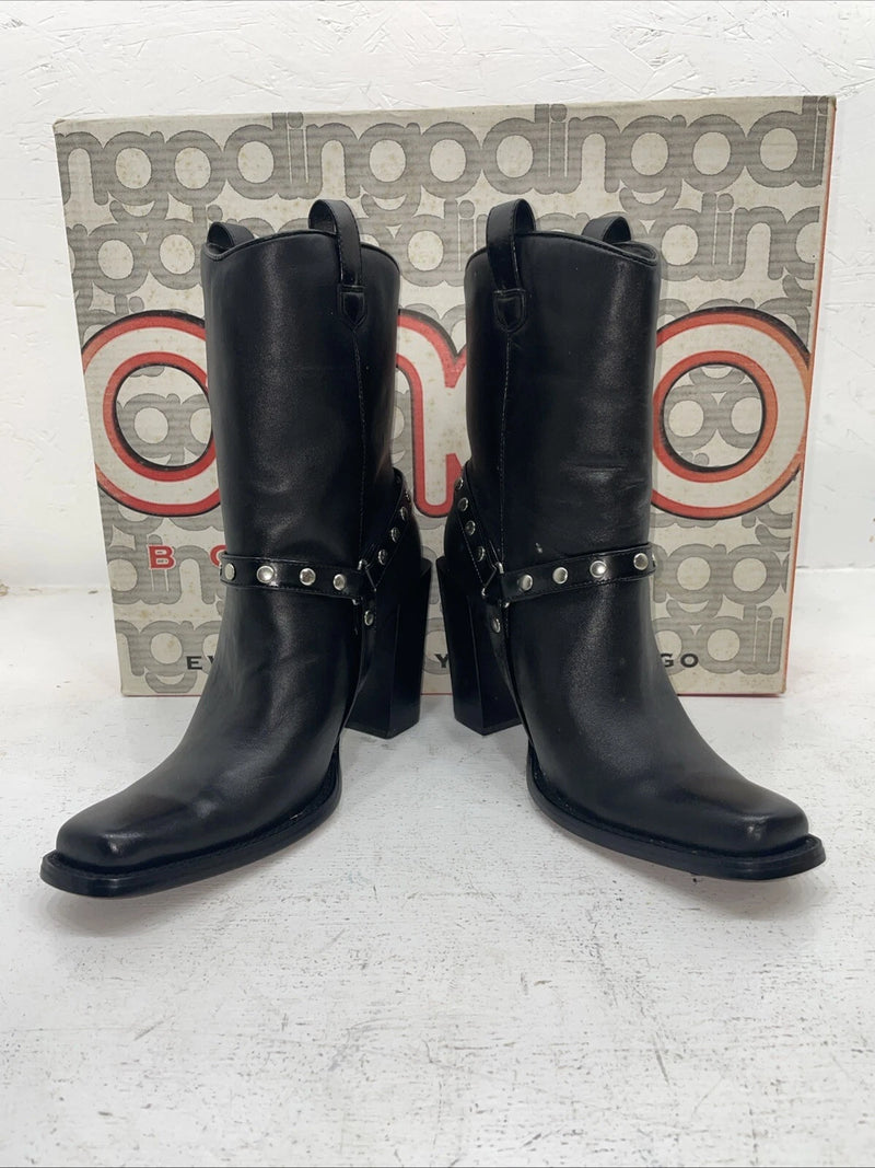 New Women’s Black Dingo Cowboy Boots. D 102270 7.5 7 1/2 M. 17-21