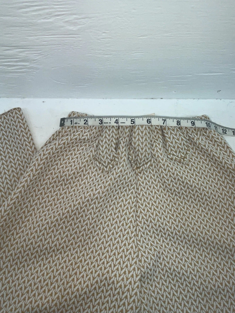 New Vintage Brown Knitted Rockmount Polyester Pants #3849 XX-10