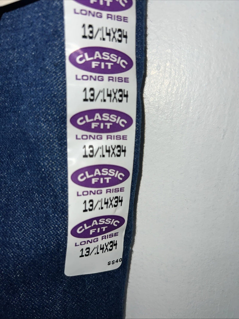 New Men’s Cowboy Cut Classic Fit Wrangler Denim Jeans. 13/14x34 G-13