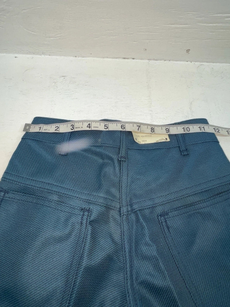 New Vintage Blue Polyester Pants #2624 3A-10