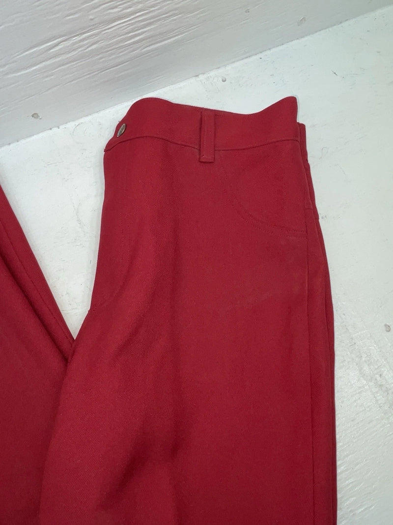 New Vintage Red Dickson Jenkins Polyester Pants 3A-13