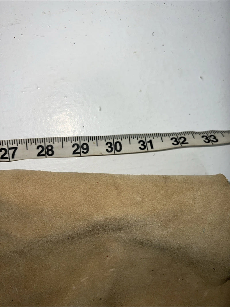NOS Brown Show Chaps With Fringe Adjustable Waist 32” I-73