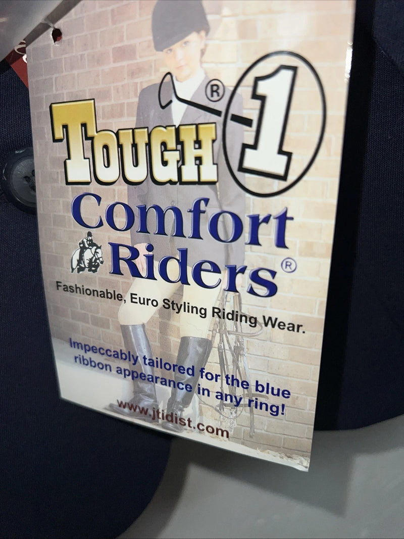 New Children’s Comfort Riders Blue Riding Coat 8 #23-31001 JJ-607