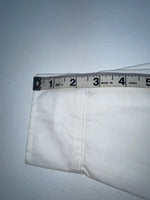 New Women’s White Black Cumberland Outfitters Long Sleeve Button Up M 3B-85