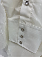 New Men’s Panhandle Slim Yellow Long Sleeve Strip Pearl Snap XL J-47