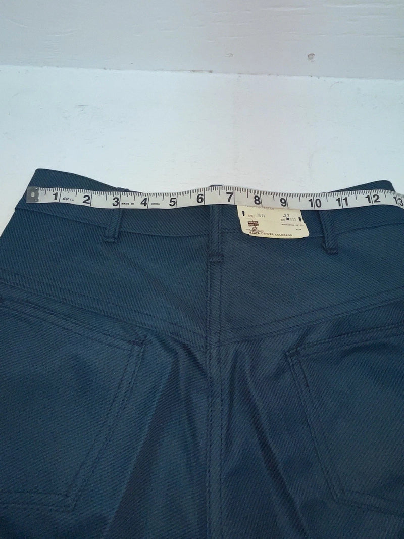 New Vintage Blue Miller Polyester Pants #2624 3A-11