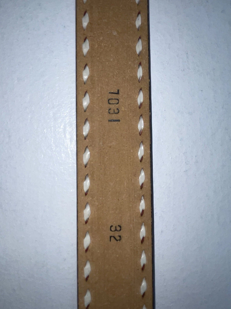New Red Genuine Leather Nocona Stitched 32” Belt #7031 Z-35