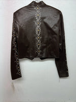 New Women’s 1849 Authentic Ranchwear Brown Western Show Short Jacket Small H-602