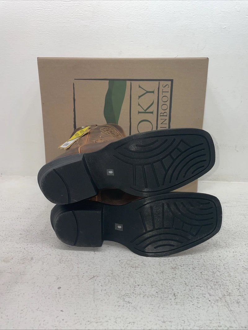 New Men’s Brown Smoky Mountain Cowboy Boots. 6063 9 W. 3-77