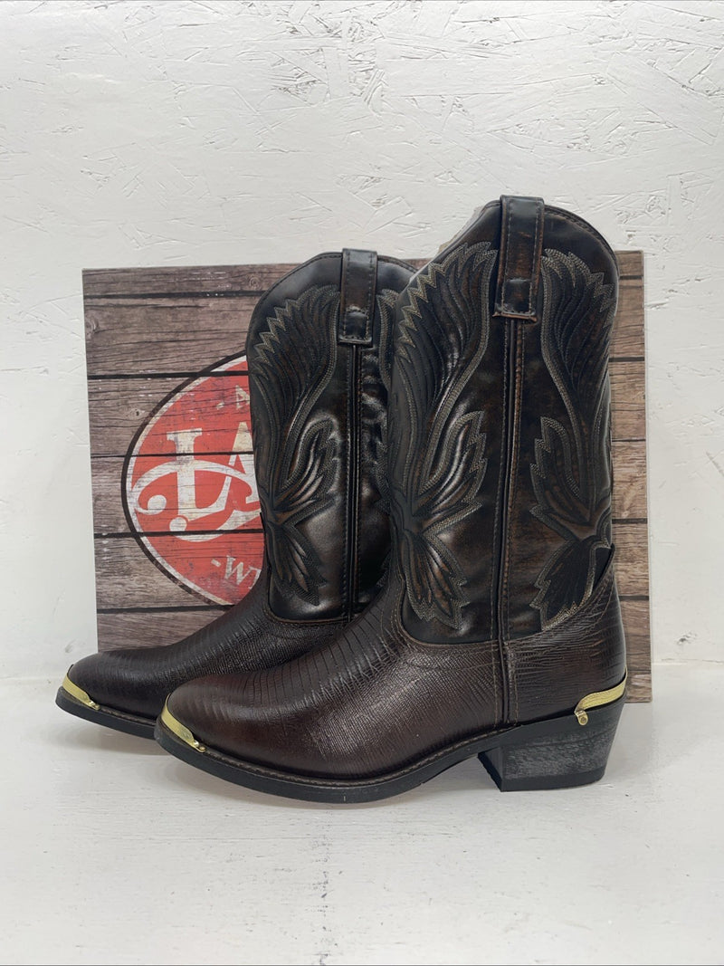 New Men’s Brown Laredo Cowboy Boots. 68082 8 E W. 2-30 