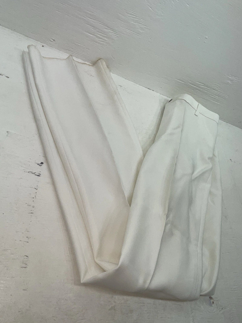 New Vintage White Dickson Jenkins Polyester Pants SS-81