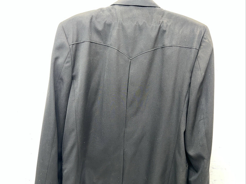 New Men’s Black Circle S Dress Coat 48L #CC1929 WW-55