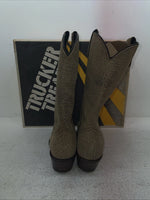 New Men’s Brown Texas Brand Cowboy Boots. 7649 8 E E. 1-115 