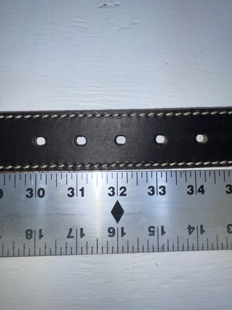 New Black Genuine Leather HD Xtreme 32” Belt #N2711801 JJ-36