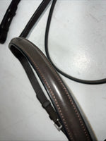 New EQUIROYAL Brown English Snaffle Bridle Full #21-9556-7-0 BB-13