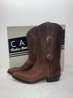 New Men’s Brown Capezio Cowboy Boots. M C 611 7 D. 1-45