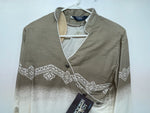New Men’s Brown White Panhandle Slim Long Sleeve Button Up Shirt S 3B-113