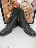New Women’s Grey Texas Brand Cowboy Boots. 4442 6.5 6 1/2 M. 19-77