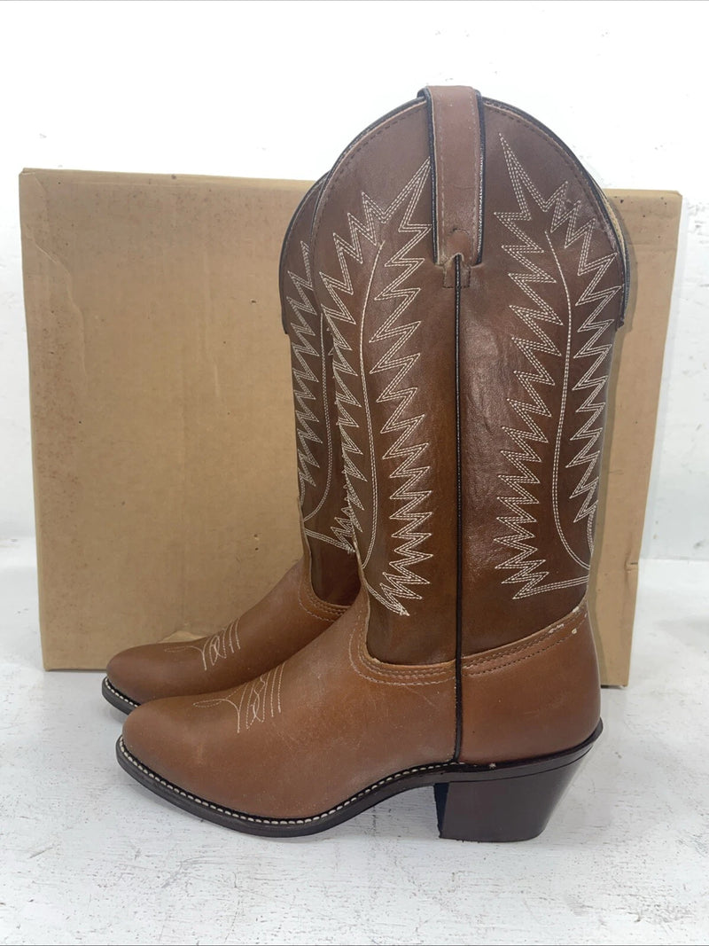 New Women’s Brown Texas Brand Cowboy Boots. 4501 7 M. 18-85