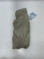 New Children’s Sport Riders Tan Classic Knee Patch English Breeches. 6 C-42