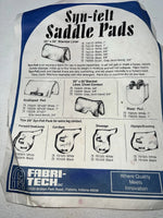 New White Fabri-Tech Wither Lifter Pad 1” KK-601