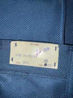 New Vintage Blue Miller Polyester Pants #2624 VV-65