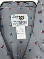New Women’s Dickson Jenkins Greg Design Long Sleeve Pearl Snap Size 34 MM-29