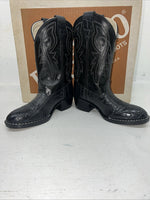 New Children’s Black Bronco Cowboy Boots. C1942 11.5 11 1/2 D. 24-115