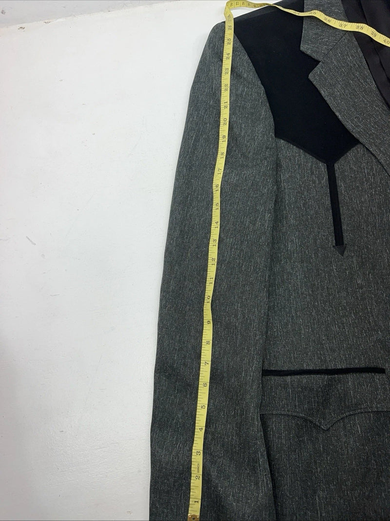 New Men’s Circle S Grey Suit Jacket 48L #24244 Y-608