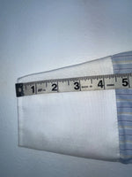 New Women’s Blue Striped H Bar C Long Sleeve Button Up Shirt #20119 3B-33