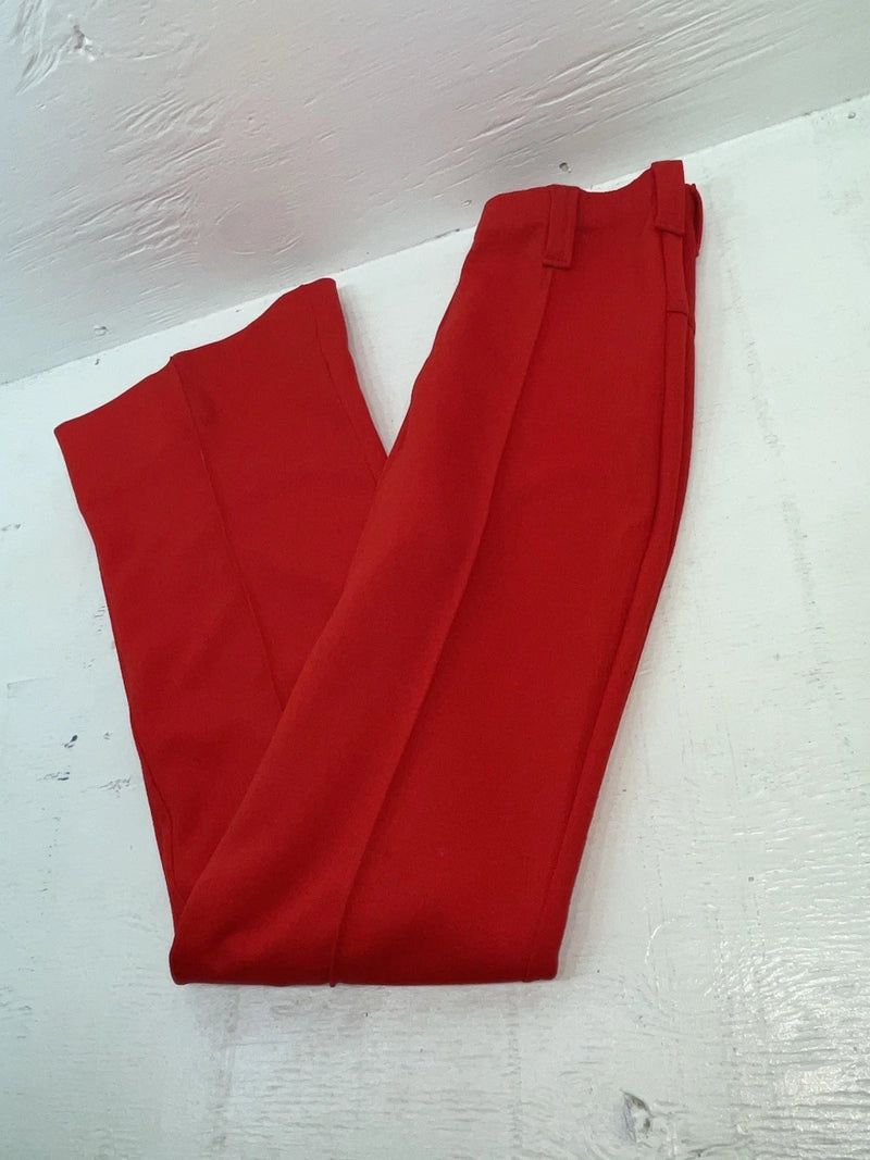 New Vintage Red Panhandle Slim Polyester Pants 3A-54