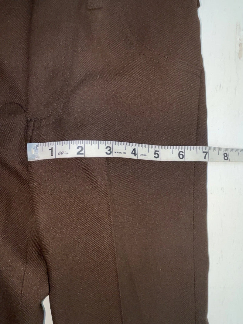 New Vintage Brown Dickson Jenkins Polyester Pants #5991 3A-107