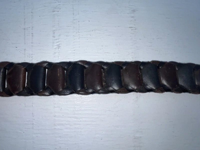 New Brown Genuine Leather Nocona Braided 36” Belt #A382 JJ-73