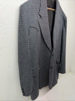 New Men’s Pioneer Wear Blue Plaid Suit Jacket 48L #12504 AA-600