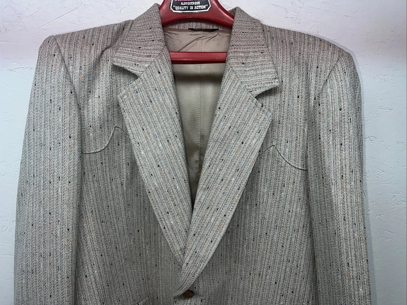 New Mens Pioneer Wear Tan Suit Jacket 42 #498 T-606