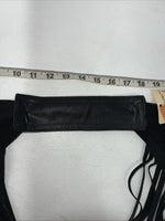 New Black 1849 Authentic Ranchwear Show Chaps Adjustable Waist 30” N-47