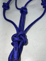 New Tough 1 Purple Poly Rope Tied Halter #50-1000 G-510 