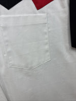 New Men’s Cowboy Threads Black Red White Long Sleeve Button Up Large MM-116