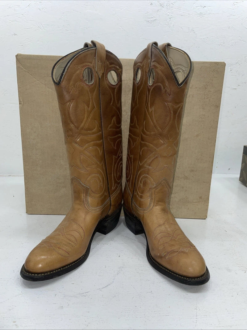 New Women’s Brown Texas Brand Cowboy Boots. L 195 7 M. 18-69