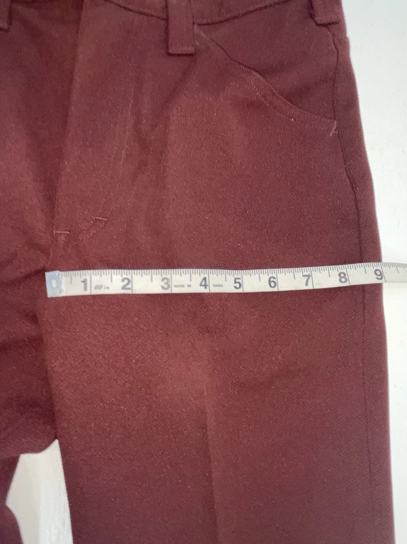 New Vintage Red Lee Polyester Pants #2004061 ZZ-22