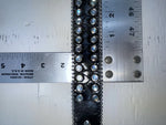 New Black Genuine Leather Nocona Silver Bling L Belt #N3424601 JJ-79