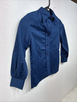 New Kids Fenton Navy Blue Long Sleeve Button Up Size 6 YY-68