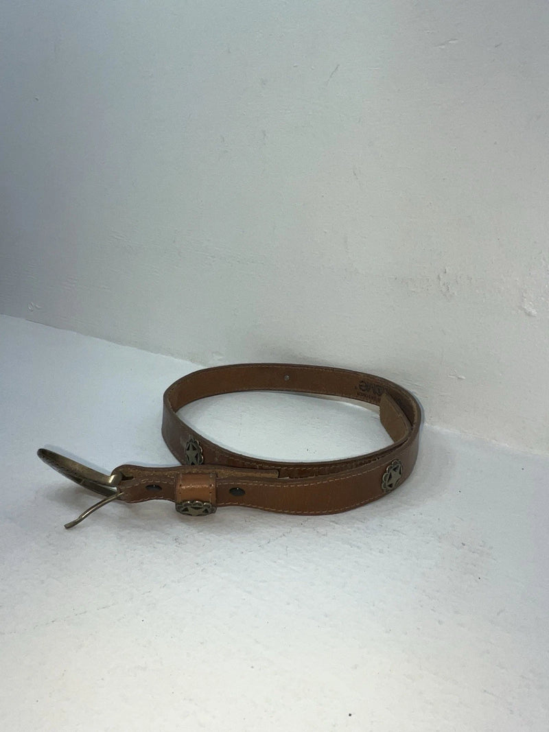 New Brown Genuine Leather Acme Pendant 28” Belt #4642/28 Z-48
